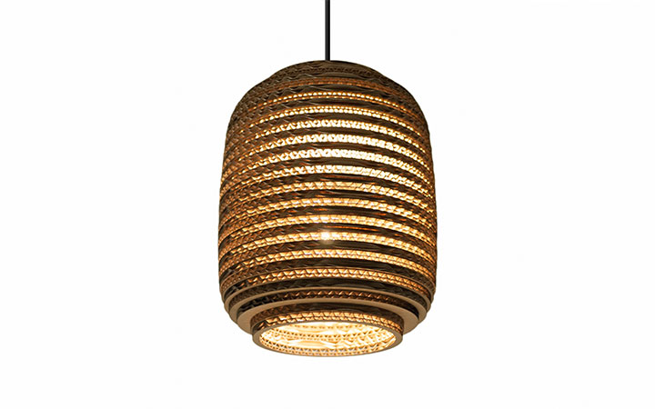 Scraplights Ausi Natural Pendant Light by Graypants Pendant Lamps